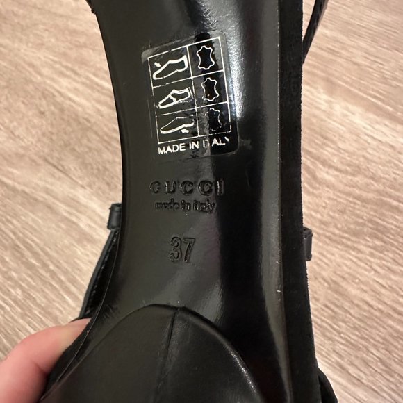 Gucci Daryl Leather and Suede Platforms Size 37 - Picture 9 of 14